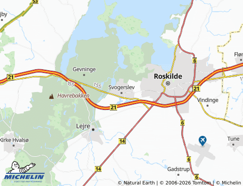 MICHELIN-Landkarte Svogerslev - ViaMichelin