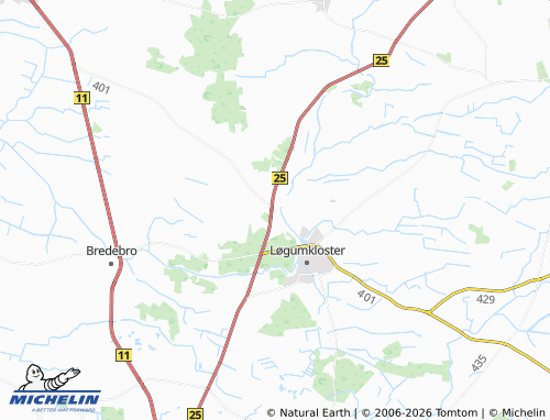 MICHELIN Løgumgårde map - ViaMichelin