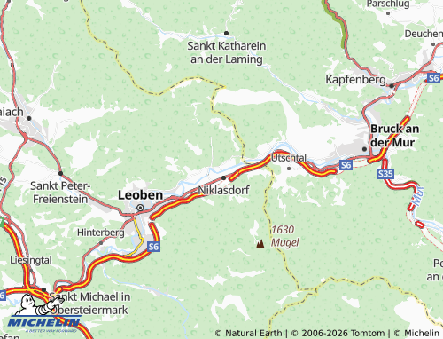 MICHELIN-Landkarte Köllach - ViaMichelin