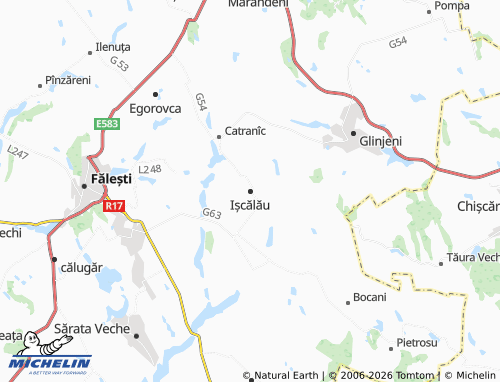 MICHELIN Ișcălău map - ViaMichelin