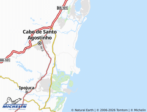 Mapa MICHELIN Santo Agostinho - ViaMichelin
