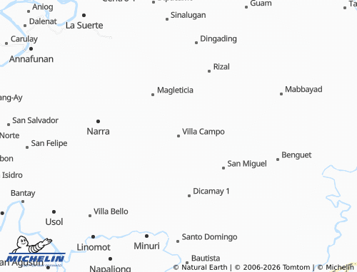 MICHELIN Villa Campo map - ViaMichelin