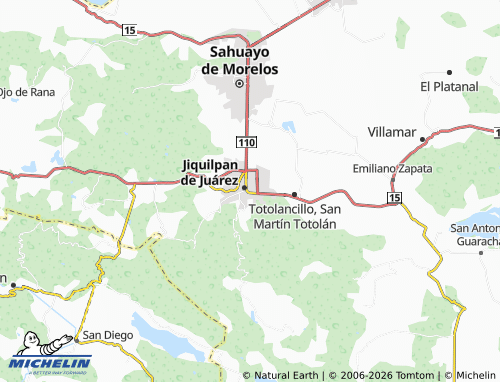 MICHELIN La Madera map - ViaMichelin