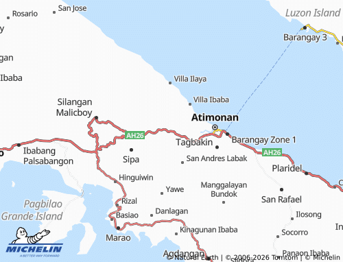 MICHELIN Rizal map - ViaMichelin