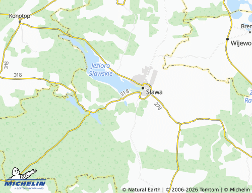 MICHELIN-Landkarte Radzyń - ViaMichelin