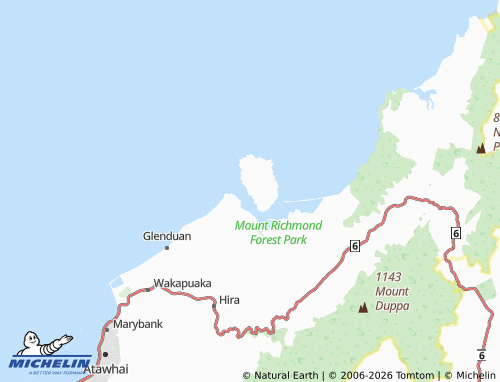Mapa MICHELIN Pepin Island - ViaMichelin
