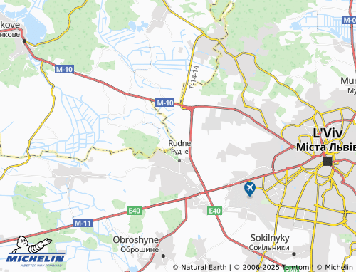MICHELIN Palanky map - ViaMichelin