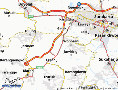 Mapa MICHELIN Krecek - ViaMichelin
