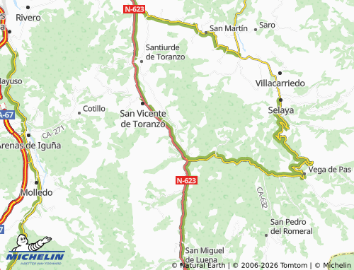 Carte MICHELIN Bárcena - ViaMichelin
