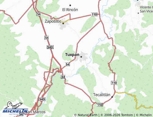 Carte MICHELIN La Curva - ViaMichelin