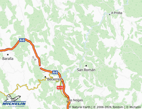 Kaart MICHELIN Valcova - ViaMichelin