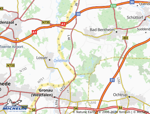 MICHELIN Bardel map - ViaMichelin