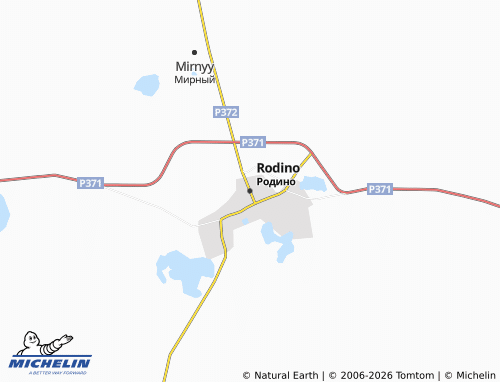 MICHELIN-Landkarte Rodino - ViaMichelin