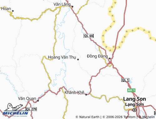 MICHELIN-Landkarte Hoàng Văn Thụ - ViaMichelin