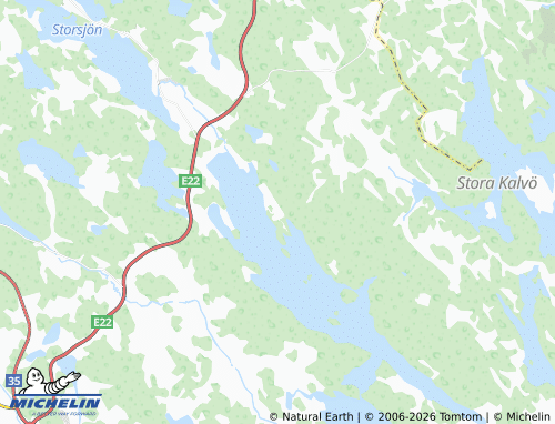 MICHELIN-Landkarte Djursnäs - ViaMichelin