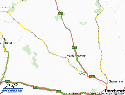 Carte MICHELIN Cattistock - ViaMichelin