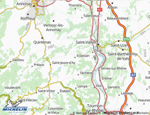 Mappa MICHELIN Eclassan - ViaMichelin