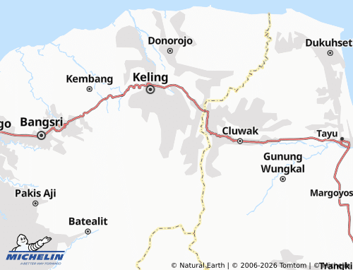 MICHELIN Watuaji map - ViaMichelin