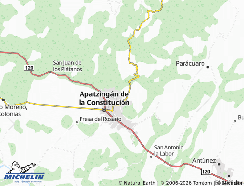 Mapa MICHELIN Lomas del Bicentenario - ViaMichelin