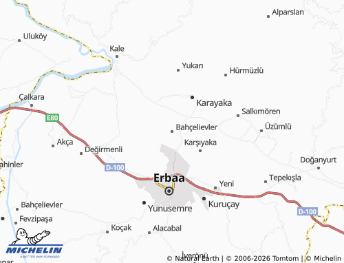 MICHELIN Bahçelievler map - ViaMichelin