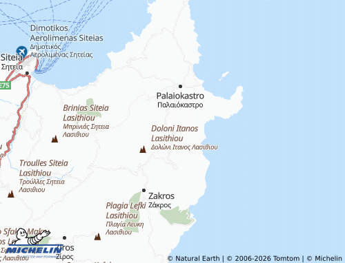 Mappa MICHELIN Lagkada - ViaMichelin