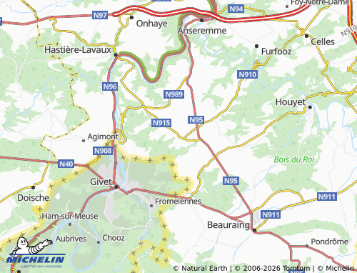 Kaart MICHELIN Mesnil-Saint-Blaise - ViaMichelin