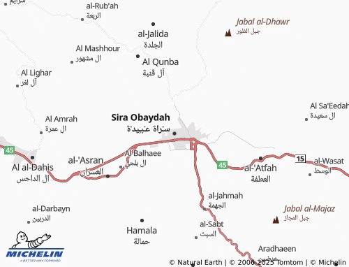 MICHELIN-Landkarte Sira Obaydah - ViaMichelin