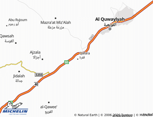 MICHELIN-Landkarte Jafara al-Sa'dan - ViaMichelin