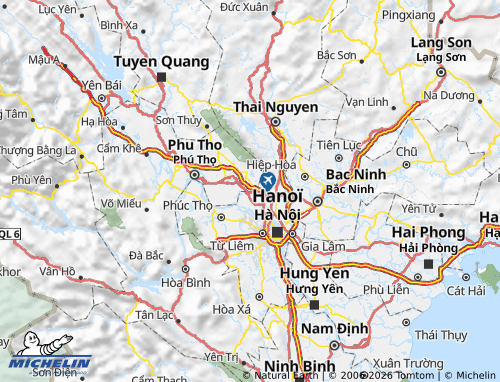 Mapa MICHELIN Phúc Yên - ViaMichelin