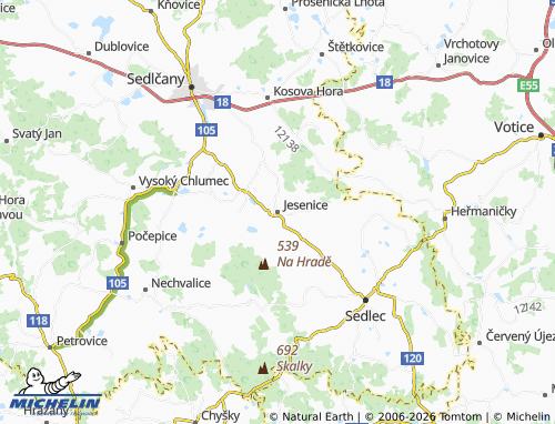 Mappa MICHELIN Jesenice - ViaMichelin