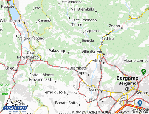 MICHELIN Grumello map - ViaMichelin