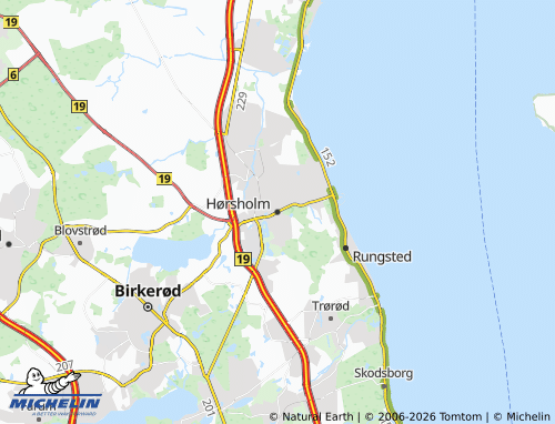 MICHELIN-Landkarte Hørsholm - ViaMichelin