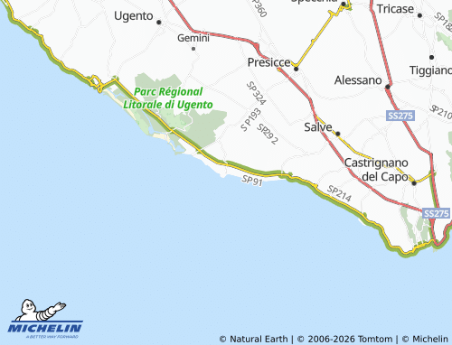 Mapa MICHELIN Torre Pali - ViaMichelin