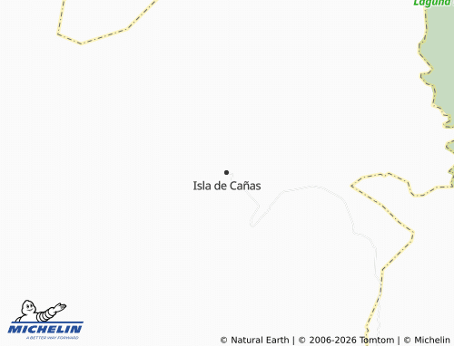 MICHELIN Isla de Cañas map - ViaMichelin