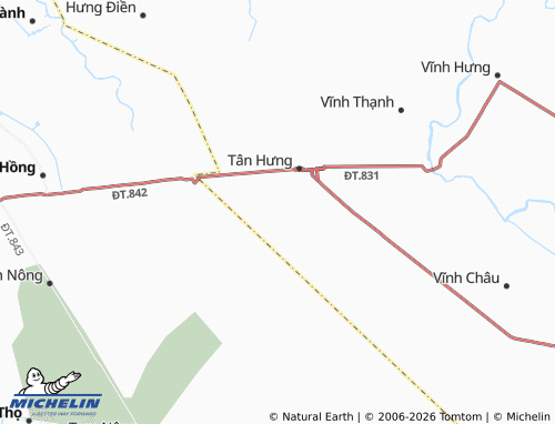 Mapa MICHELIN Vĩnh Châu B - ViaMichelin