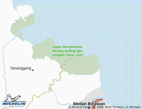 MICHELIN Kwala Besar map - ViaMichelin