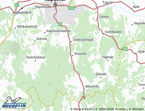 Carte MICHELIN Simonfa - ViaMichelin