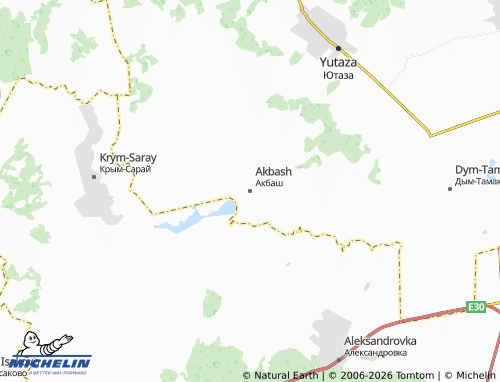 MICHELIN-Landkarte Akbash - ViaMichelin