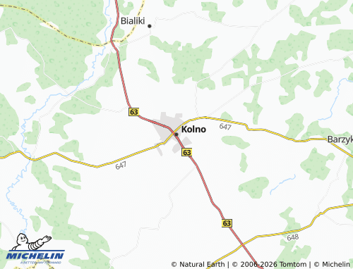 MICHELIN Kolno map - ViaMichelin