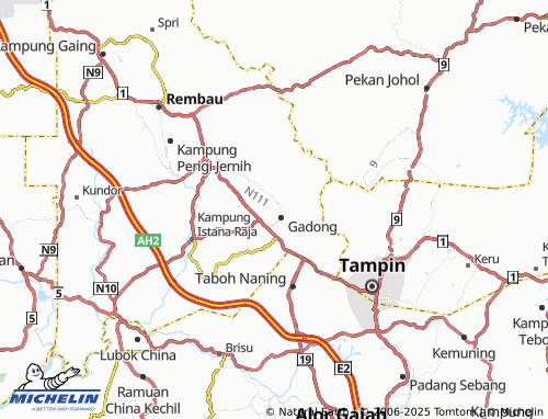 MICHELIN-Landkarte Kampung Seberang Paya - ViaMichelin