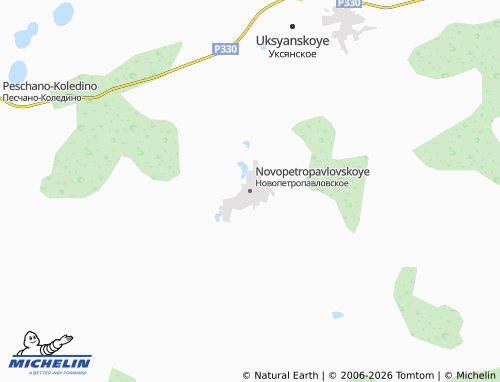MICHELIN-Landkarte Novopetropavlovskoye - ViaMichelin