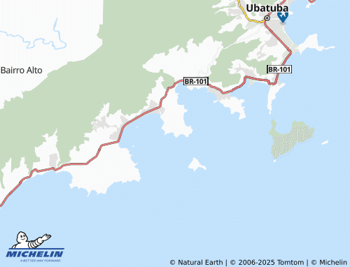 MICHELIN Praia Grande do Bonete map - ViaMichelin
