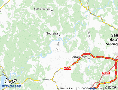 Mapa MICHELIN Ons (Santa María) - ViaMichelin
