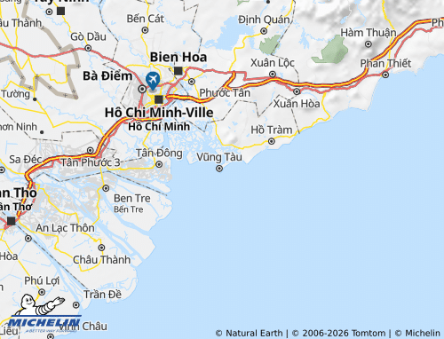 Carte MICHELIN Ba Ria-Vung Tau - ViaMichelin