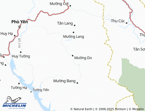 MICHELIN Mường Do map - ViaMichelin