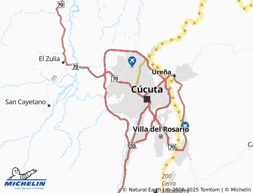 MICHELIN 28 de Febrero map - ViaMichelin