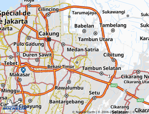 MICHELIN-Landkarte Marga Mulya - ViaMichelin