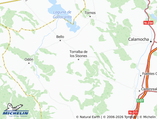 Mapa MICHELIN Torralba de los Sisones - ViaMichelin
