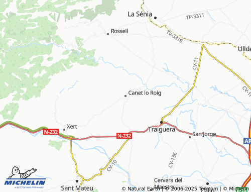 MICHELIN Canet lo Roig map - ViaMichelin