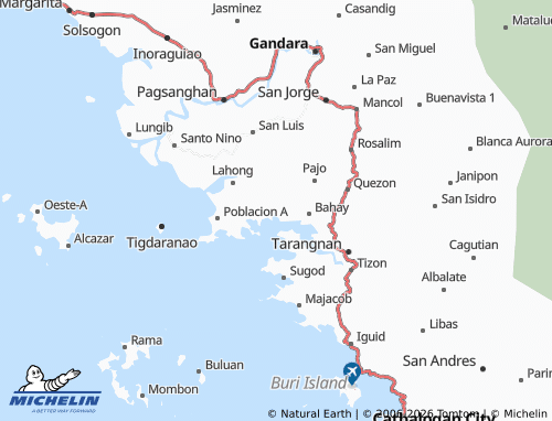 MICHELIN Gallego map - ViaMichelin